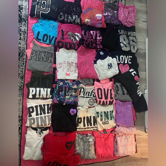 VS PINK hoodie lot Xs-L NWT/EUC/GUC - Picture 1 of 5